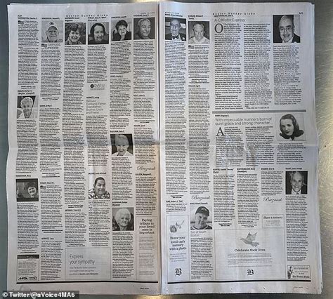 boston globe complete obits