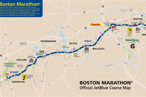 boston marathon 2013 route map