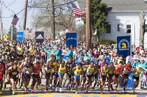 boston marathon 2023 start times