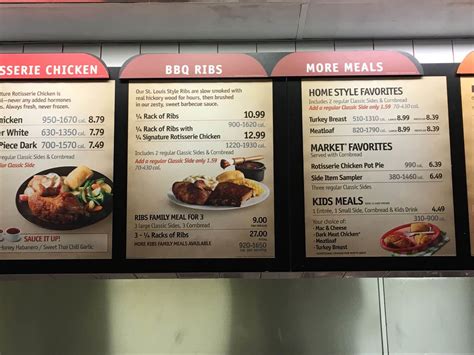 boston market menu with prices 2017