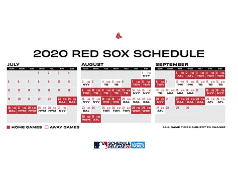 boston red sox baseball schedule august 2022