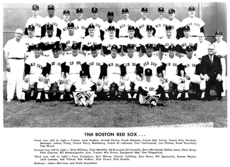 boston red sox roster 1964