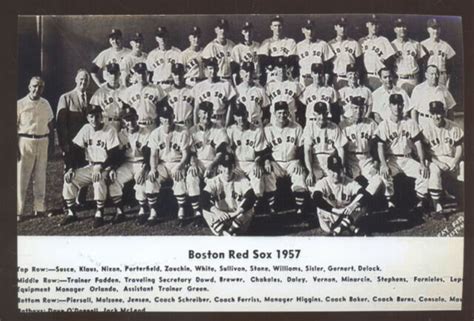 boston red sox season 1957