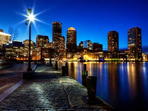 boston skyline desktop background