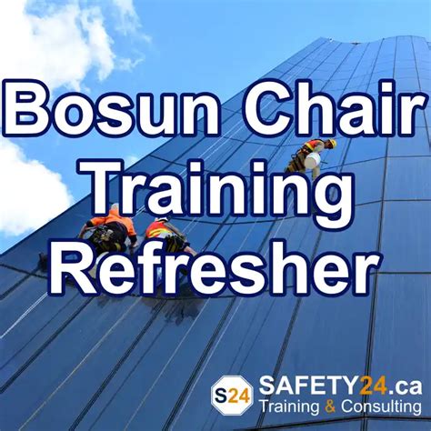 Bosun Chair Certification