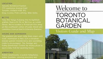 Botanical Garden Design Guidelines