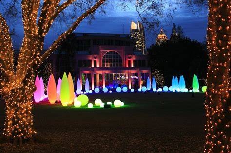 Night lights Buffalo Botanical Gardens Botanical gardens, Night