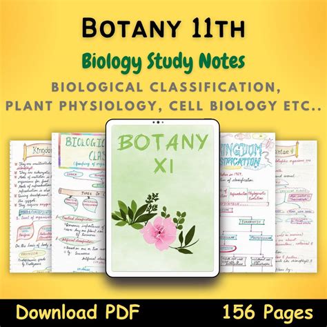 Botany Class Notes