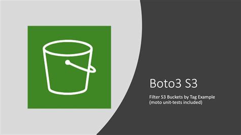 Boto3 List Buckets Filter