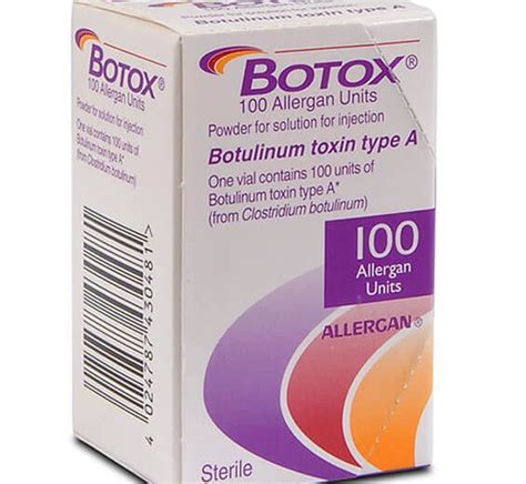 botox 100 unit vial