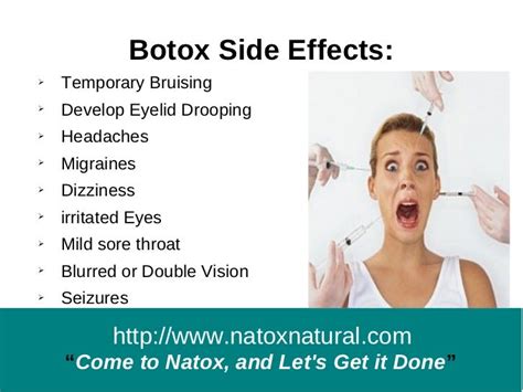 botox for migraines side effects and dangers
