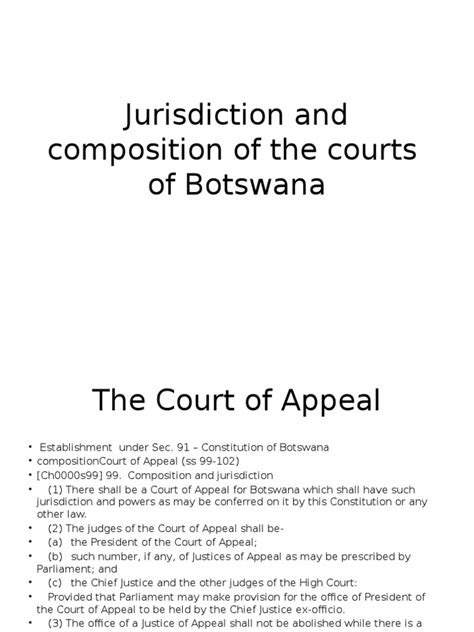botswana magistrates court act pdf