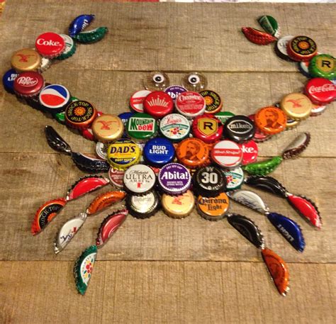 Bottle Cap Crab Craft