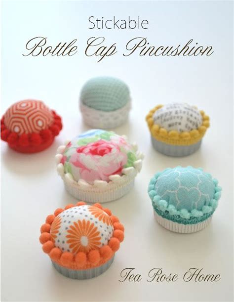 Bottle Cap Pin Cushions Patterns