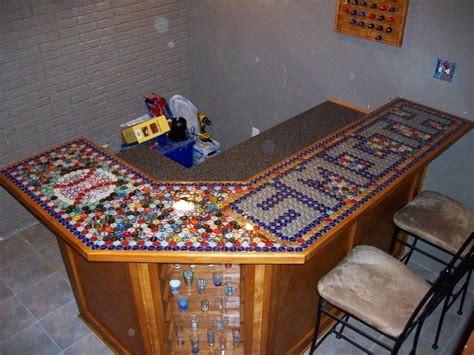 Bottle Caps Bar Top