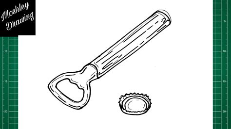Bottle Opener Drawing Easy