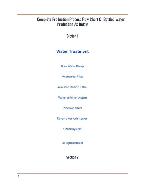 Bottled Water Production Process Pdf