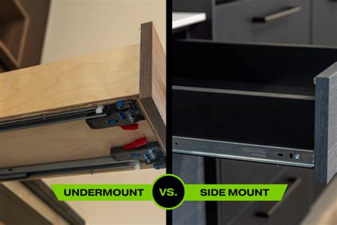 Bottom Vs Side Mount Drawer Slides