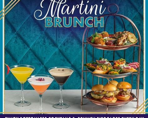 Bottomless Brunch Menu Dirty Martini