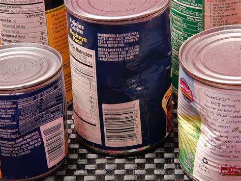 botulism canned food dented cans