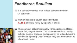 botulism food poisoning is usually traced to