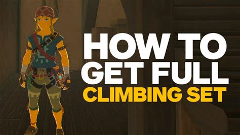 Botw Climbing Set Bonus