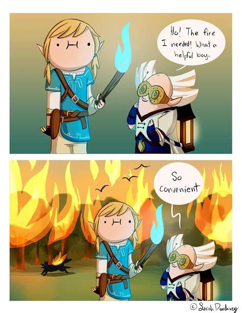 I did a funny botw