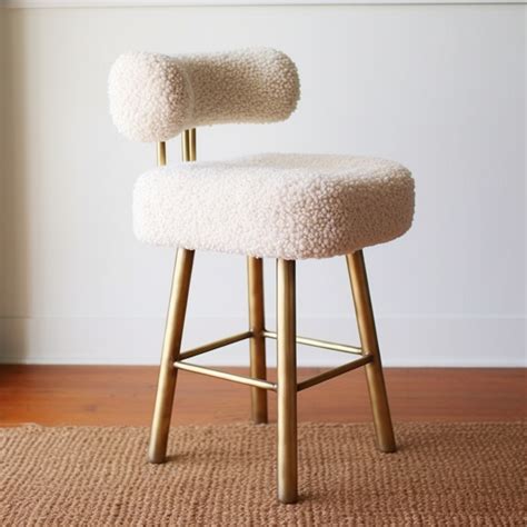 boucle counter stool