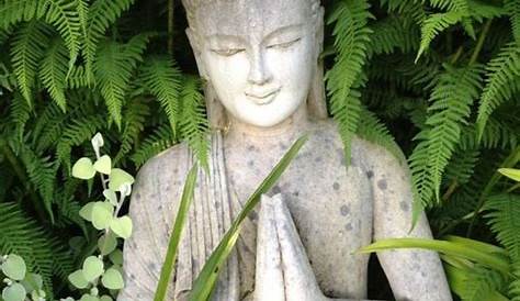 Statue Bouddha Jardin Décoration Zen 43 Cm Achat / Vente
