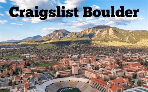 Boulder Craigslist Free