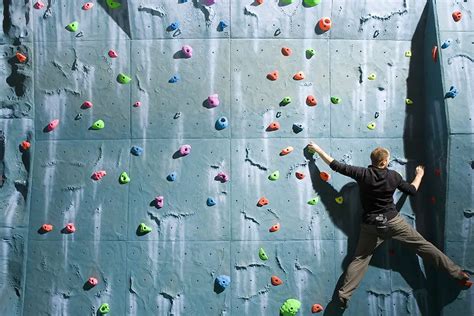Bouldering Exercises On The Wall