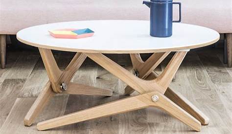 Table modulable basse / haute par Boulon Blanc Notre