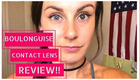 Boulonguise Contact Lens review YouTube