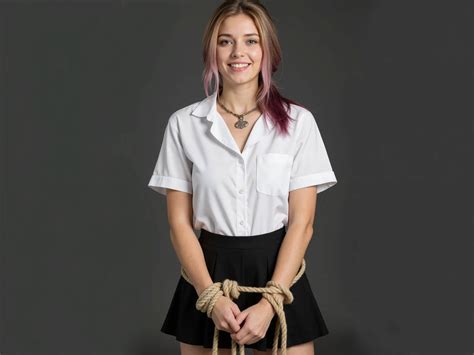 bound schoolgirl