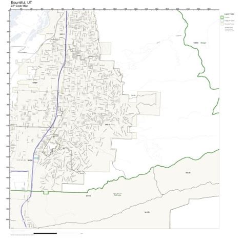 Bountiful Zip Code Map