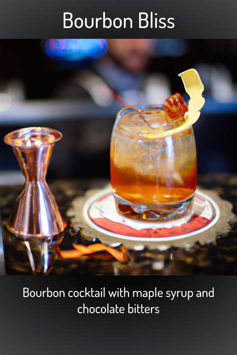 Bourbon Bitters Maple Syrup