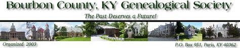 bourbon county genealogical society