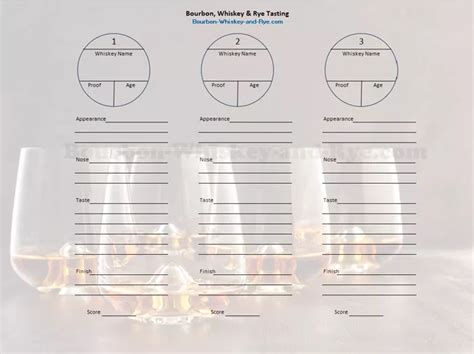 bourbon tasting flight