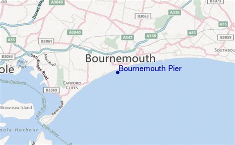 bournemouth beach england map