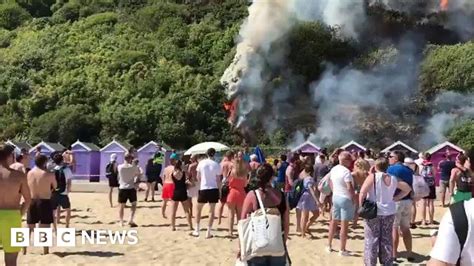 bournemouth beach news fire