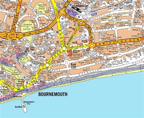 Bournemouth Street Map Printable