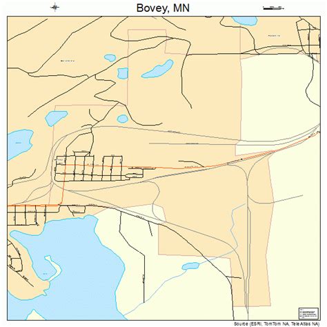 Bovey Mn On Map