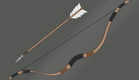 Clipart - bow and arrow