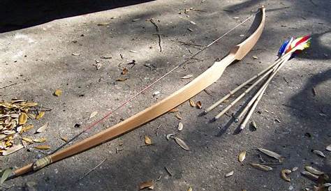 How to make a Primitive Bow And Arrow - Survival tool in 10 minutes