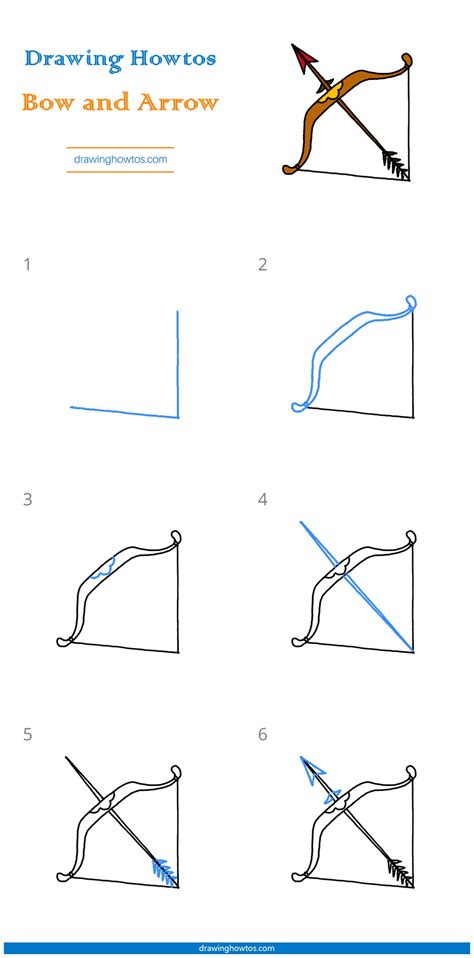 Bow And Arrow Drawing Tutorial