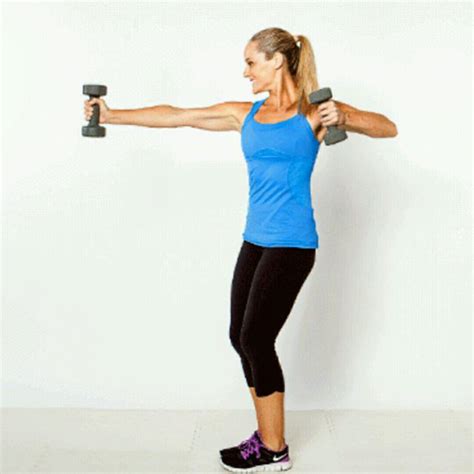 Bow And Arrow Exercise With Weights