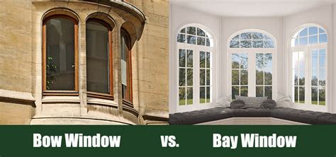 bow bay windows difference