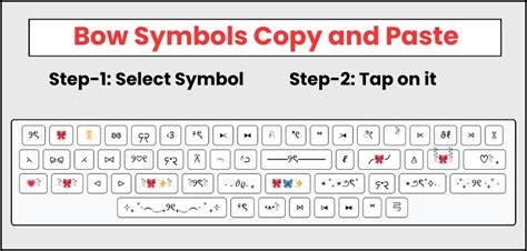 Bow Copy Paste Symbol