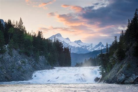 Bow Falls From Banff