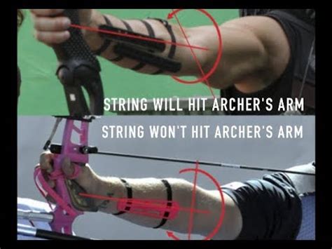 Bow String On Forearm